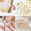 Gradient Color Opaque Resin Cabochons RESI-CJ0003-66-6