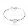 Tarnish Resistant 316 Surgical Stainless Steel Torque Bangles X-BJEW-D437-A37-P-1