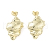 Rack Plating Brass Stud Earring EJEW-C081-25G-2