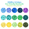 2250Pcs 15 Colors Handmade Polymer Clay Beads CLAY-YW0001-25A-2