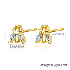 Simple and Elegant S925 Sterling Silver Insects Stud Earrings YF0930-1-2