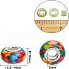 Acrylic & Resin & Polymer Clay Rhinestone European Beads FPDL-NB0001-02F-2