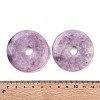 Natural Lepidolite Pendants X-G-K099-50mm-02-3