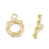 Brass Toggle Clasps KK-Q764-06G-2