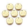 316 Surgical Stainless Steel Charms STAS-S116-418E-G-1