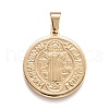 304 Stainless Steel Pendants STAS-J036-128G-1