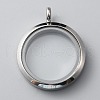 304 Stainless Steel Locket Pendants STAS-WH0044-13B-P-1