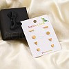 304 Stainless Steel Stud Earring Kits EJEW-H142-01G-1