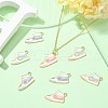 30Pcs 3 Colors Alloy Enamel Shoes Pendants PALLOY-CJ0002-05-6