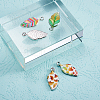 Alloy Enamel Pendants PALLOY-TAC0009-25P-5