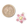 Glass Seed Beaded Star Pendants PALLOY-MZ00641-3
