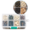 Wood Beads and Plating Acrylic Beads WOOD-TA0001-21-5