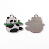 Alloy Enamel Pendants ENAM-P109-1-2