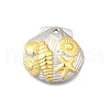 304 Stainless Steel Pendants STAS-K252-09GP-1