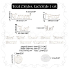 Unicraftale 24Pcs 24 Style 304 Stainless Steel & Stainless Steel Pendants STAS-UN0044-54-4