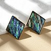 304 Stainless Steel Stud Earrings EJEW-C138-02G-2