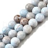 Natural Striped Stone Beads Strands G-D315-A01-01-6mm-2