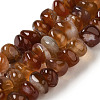 Natural Red Agate Beads Strands G-NH0017-C01-01-1