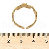 304 Stainless Steel Open Cuff Rings for Women RJEW-U060-01A-G-3