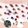 50Pcs 10 Colors Pave Disco Ball Beads FIND-YW0005-51-3