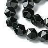 Natural Black Onyx Beads Strands G-K066-13-10mm-4