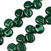 Synthetic Malachite Beads Strands G-T138-119-1