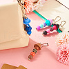 Silicone Bead Pendant Decoration HJEW-TA00189-7