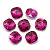 Pointed Back Glass Rhinestone Cabochons RGLA-T032-12x12mm-10-1