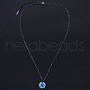 201 Stainless Steel Pendants Necklaces NJEW-S105-JN627-12-2