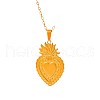 Stainless Steel Sacred Heart Pendant Necklaces for Women RY5020-2-5