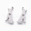 201 Stainless Steel Pendants STAS-F231-061P-2