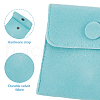 FIBLOOM 24Pcs Square Velvet Jewelry Bags TP-FI0001-02F-4