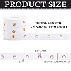 CHGCRAFT 6.25 Yards Cotton Ribbon with Golden Plated Eyelets OCOR-BC0006-75B-2