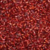 8/0 Glass Bugle Beads SEED-S032-07A-25-3