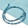 Dyed Natural Aquamarine Beads Strands G-G085-B29-01-2