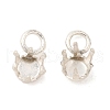 Ion Plating(IP) 304 Stainless Steel Charms Rhinestone Claw Settings X-STAS-U025-02A-S-1