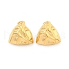 Triangle 304 Stainless Steel Ear Studs EJEW-L290-026G-1