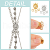  2Sets 2 Colors Brass Box Clasps KK-NB0003-74-4