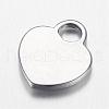 Non-Tarnish 304 Stainless Steel Pendants STAS-G108-25-3