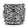 Tarnish Resistant 661 Stainless Steel Heart & Flat Round & Oval Link Chains CHS-T005-02P-3