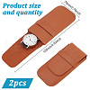 GOMAKERER 2Pcs Rectangle PU Imitation Leather Single Watch Storage Bag AJEW-GO0001-85A-2