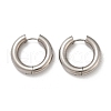202 Stainless Steel Polishing Hoop Earrings EJEW-M106-02P-05-4