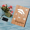 Bamboo Greeting Card & Paper Envelope with Bowknot AJEW-WH0202-010-6