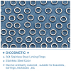 DICOSMETIC 500Pcs 304 Stainless Steel Linking Rings STAS-DC0011-30-4