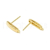 Brass Stud Earring Findings KK-A172-33G-1