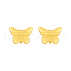 Stylish Stainless Steel Butterfly Stud Earrings for Women's Daily Wear AO7472-2-2