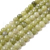 Natural Green Jade Beads Strands G-K340-A02-01-1