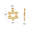 304 Stainless Steel Charms STAS-CJC0008-04G-2