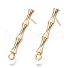 Brass Stud Earring Findings X-KK-N230-08G-NF-1
