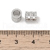 Rack Plating Brass European Beads KK-S366-18P-2